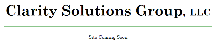 Clarity Solutions Group